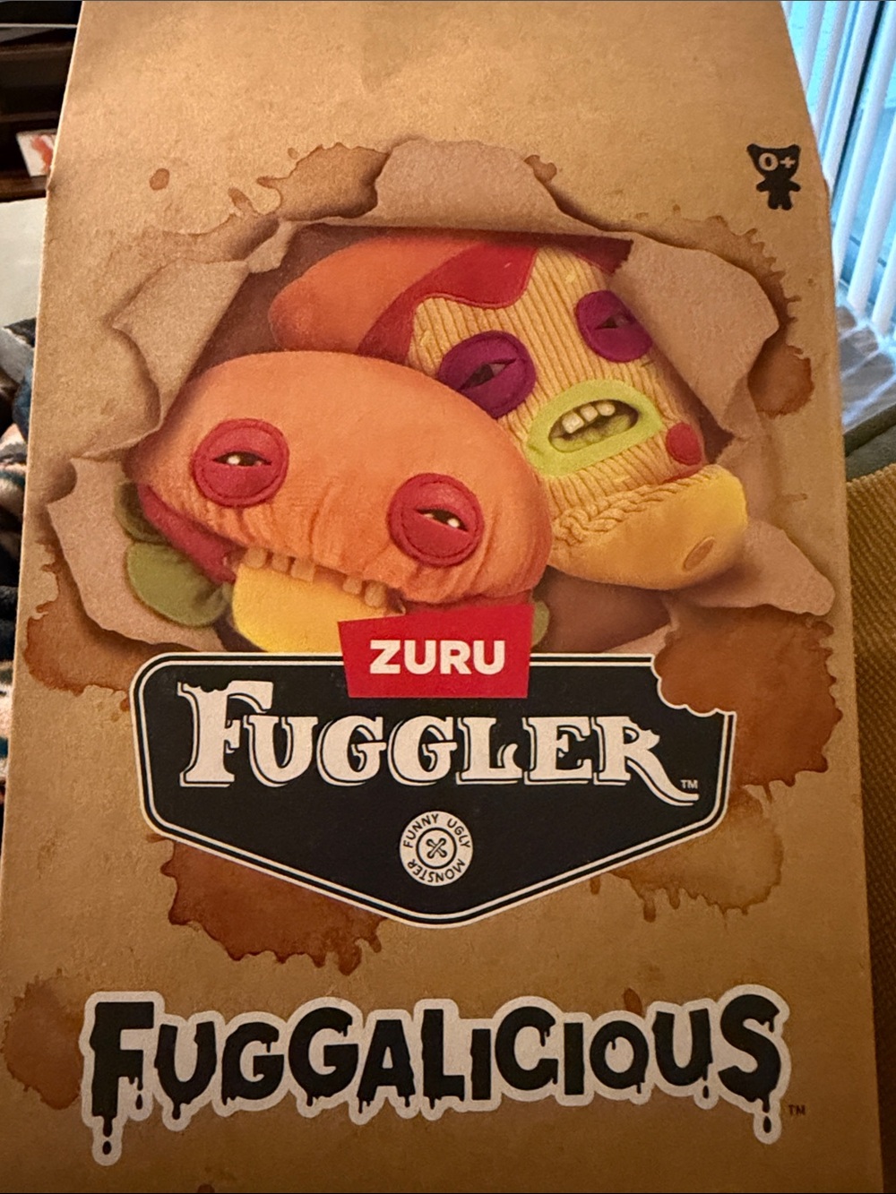 Fuggler X Fuggalicious Sashimmay Sushi 9" Food Funny Ugly Monster Plush - Picture 3 of 3